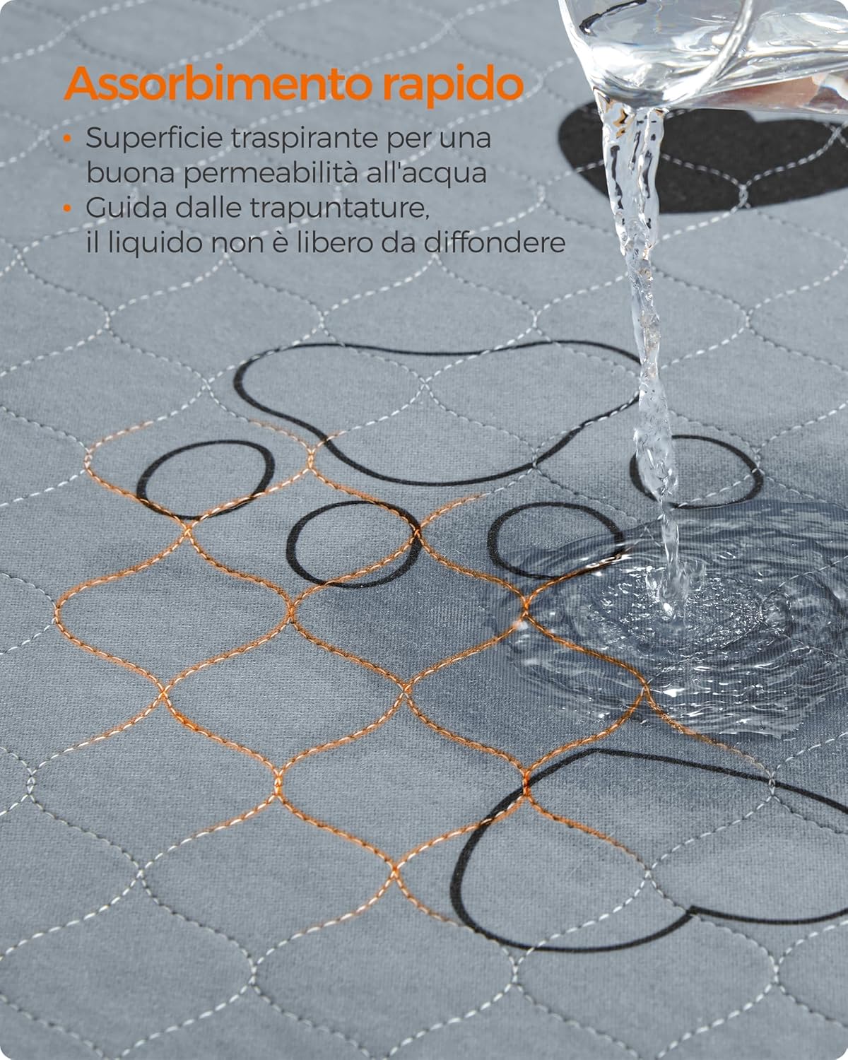 Thumbnail 3 de Feandrea PTD048G01 Tappeto XXL 152x122 cm