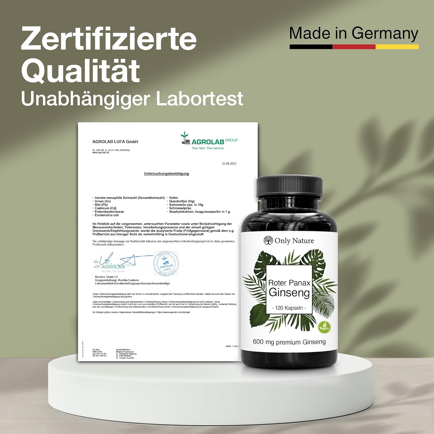 Thumbnail 4 de Only Nature® Ginseng 600 mg 120 Kapseln