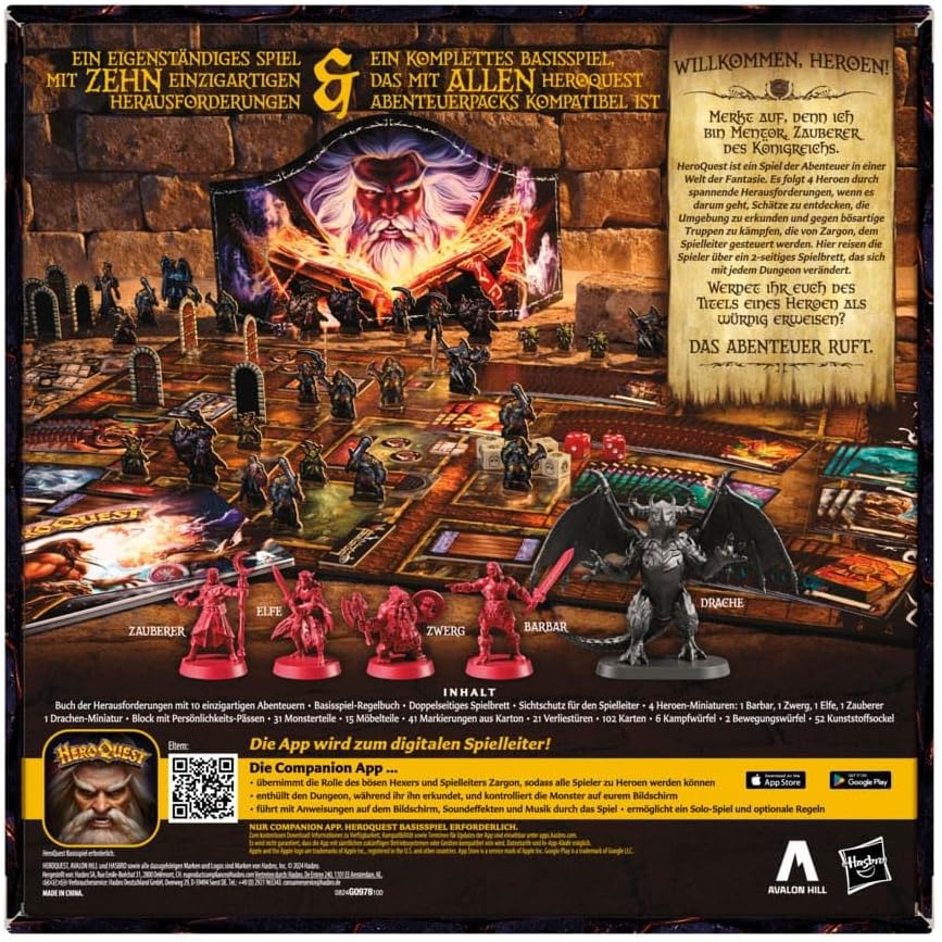 Thumbnail 1 de Avalon Hill HEROQUEST First Light (26,7 cm x 6,3 cm) – Einstieg in „The Spread“