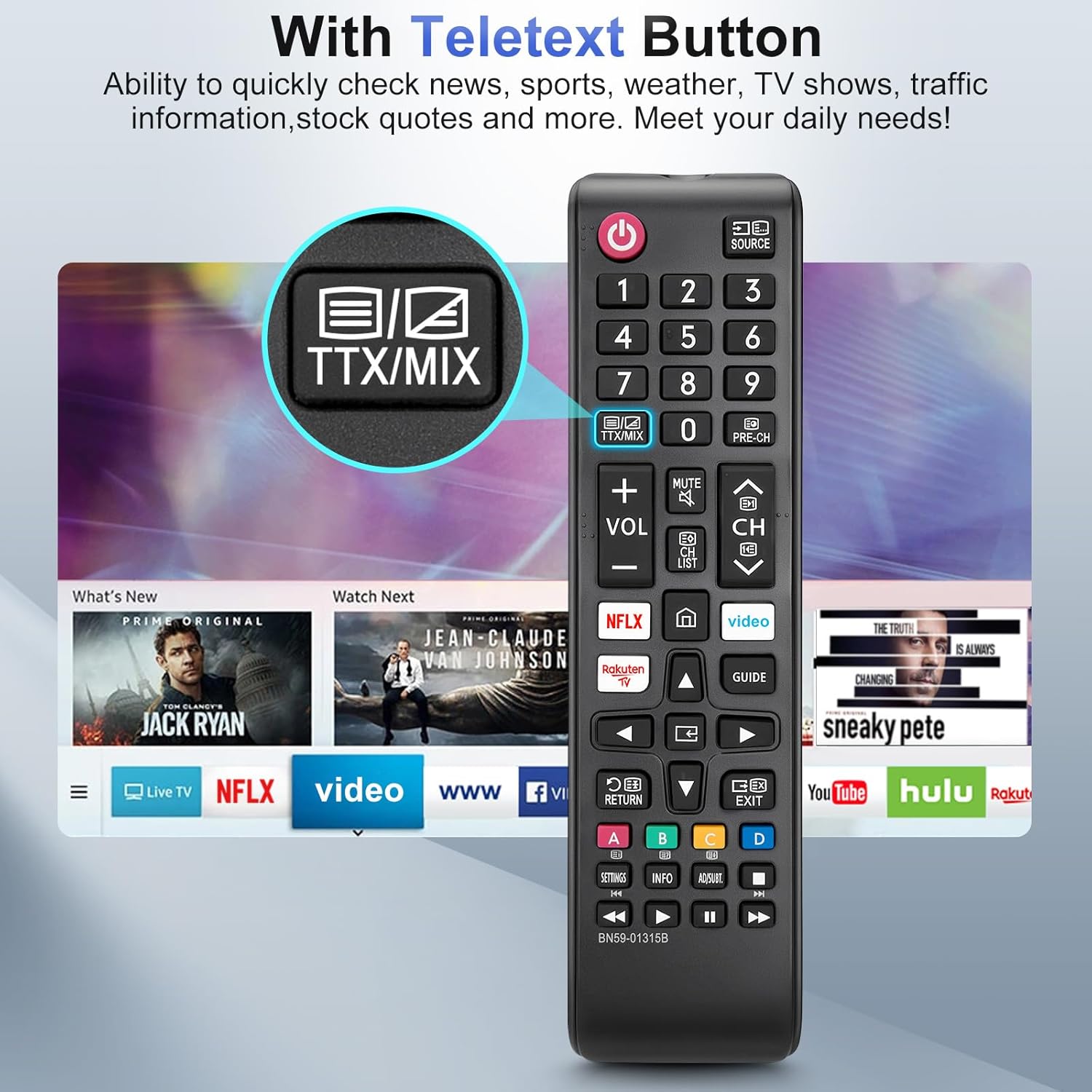Thumbnail 5 de 2er-Pack Universalfernbedienung für Samsung TV