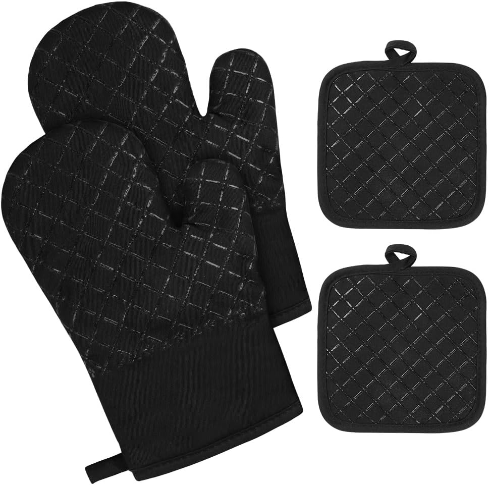 Detalle de AUAUY M1-3507156 – rękawice kuchenne i łapki, silikon, ochrona do 230°C