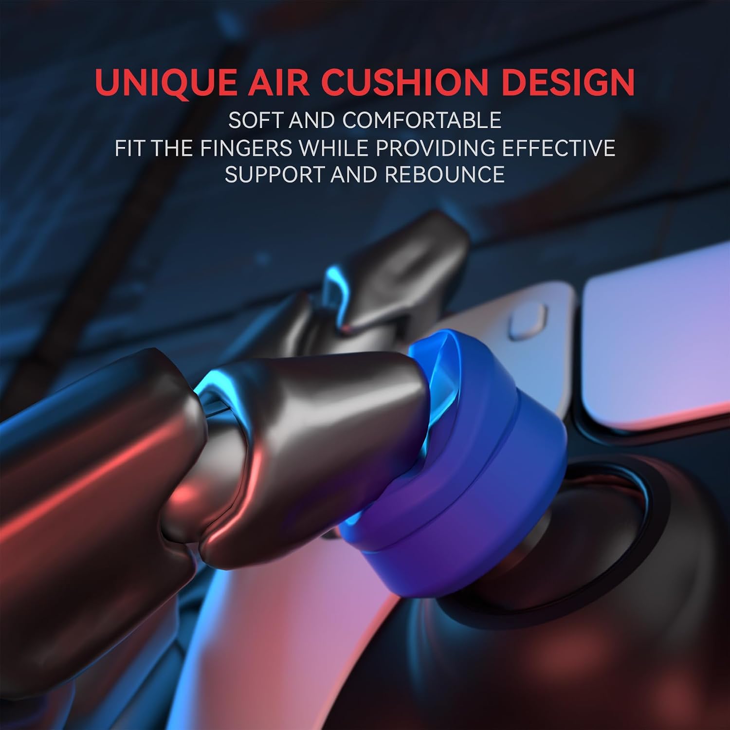 Detalle 2 de PlayVital 3 Height Hurricane Thumb Grips for controllers