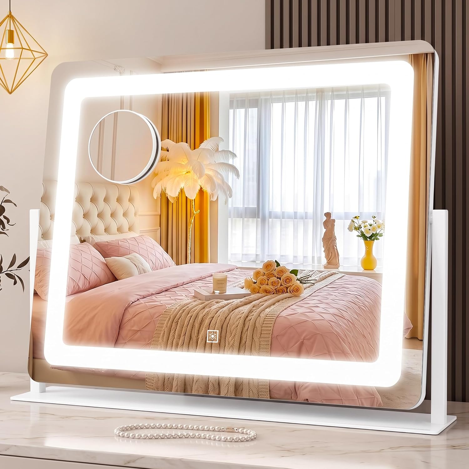 Detalle de CraftCraze Lighted Vanity Mirror 22 x 17 inches