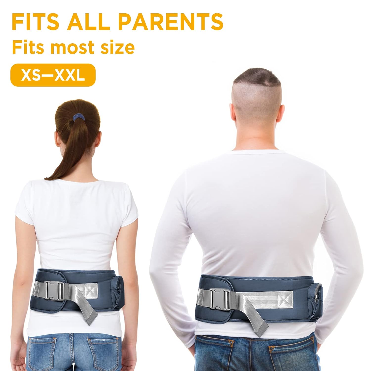 Thumbnail 5 de GAGAKU Baby Hüftsitz Denim Blau 0–36 Monate