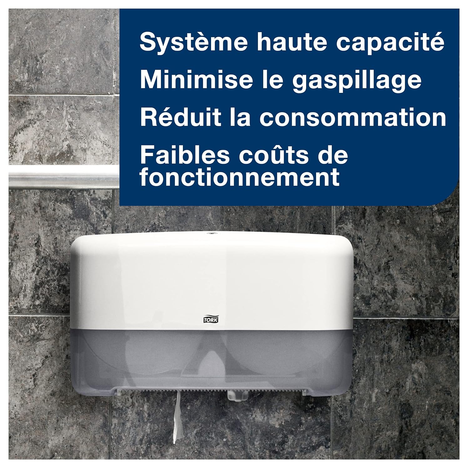 Detalle 2 de Tork Papier Toilette mini Jumbo T2 12x180 m 2 plis