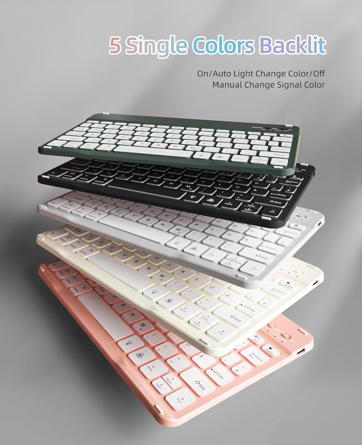Thumbnail 5 de JKSML Tastatur Hülle für iPad 10,2 Zoll