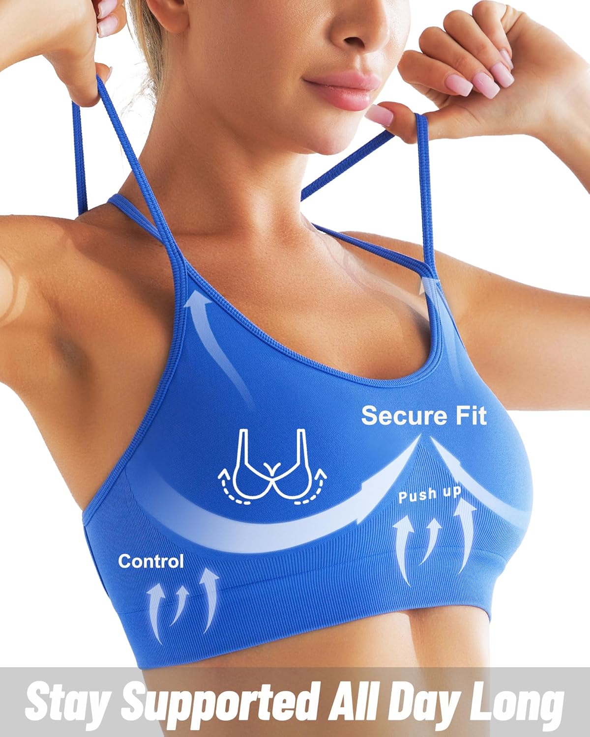 Thumbnail 2 de RUNNING GIRL Criss Cross Sports Bra, B to C