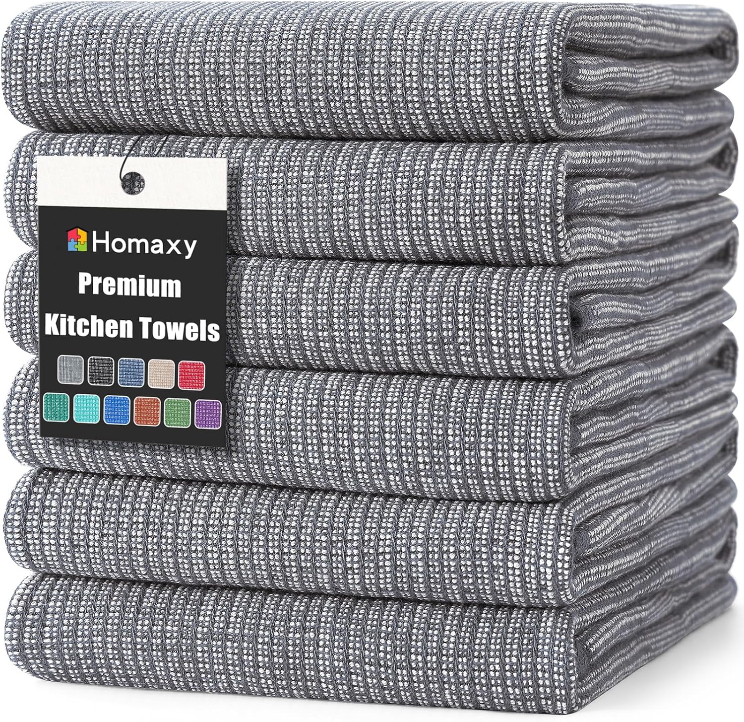 Detalle de Homaxy Premium Kitchen Towels 18x28 in