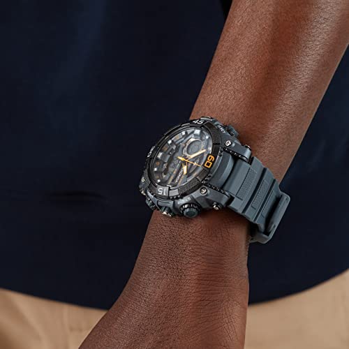 Detalle de Sekonda Malvern Mens Ana-Digi Watch 49mm Grey Plastic Strap – practical everyday timepiece