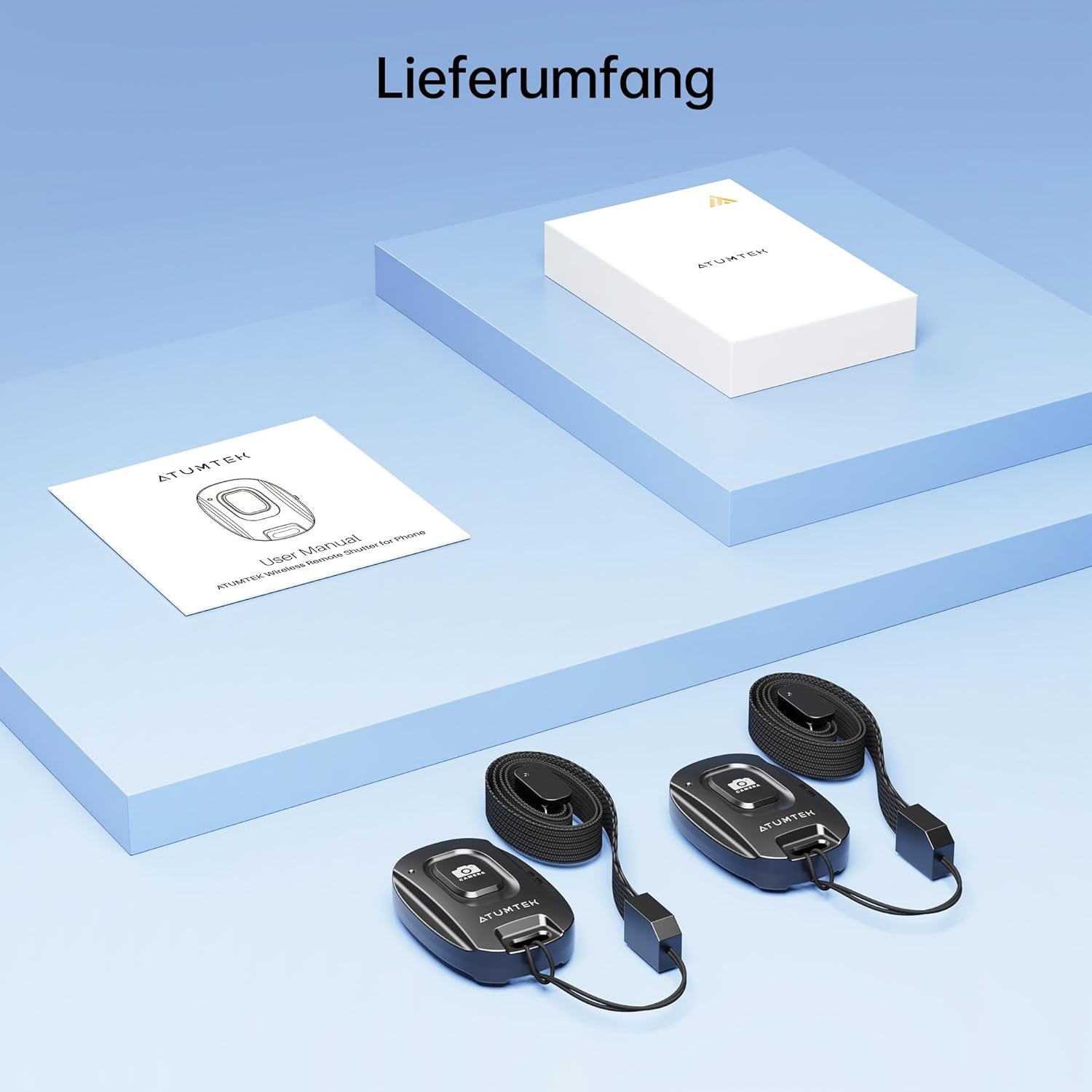 Thumbnail 6 de ATUMTEK Kameraselbstauslöser Bluetooth 5.2, 2er-Pack
