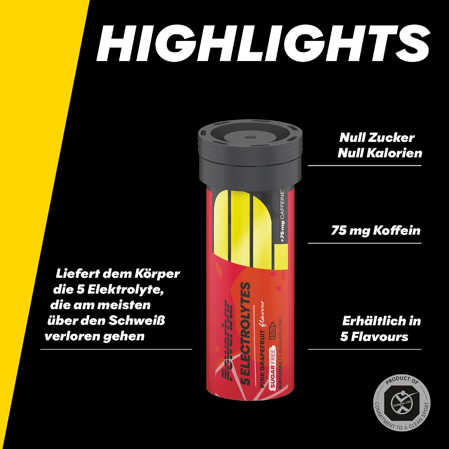 Detalle 2 de Powerbar 5 Electrolytes Brausetabletten 75 mg