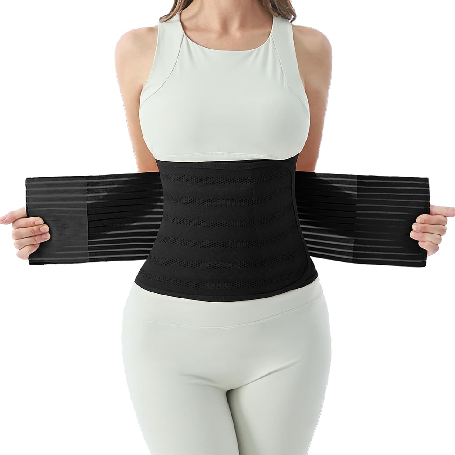 Detalle de Trendyline Postpartum Belly Wrap for Women C-Section Recovery Compression Belt