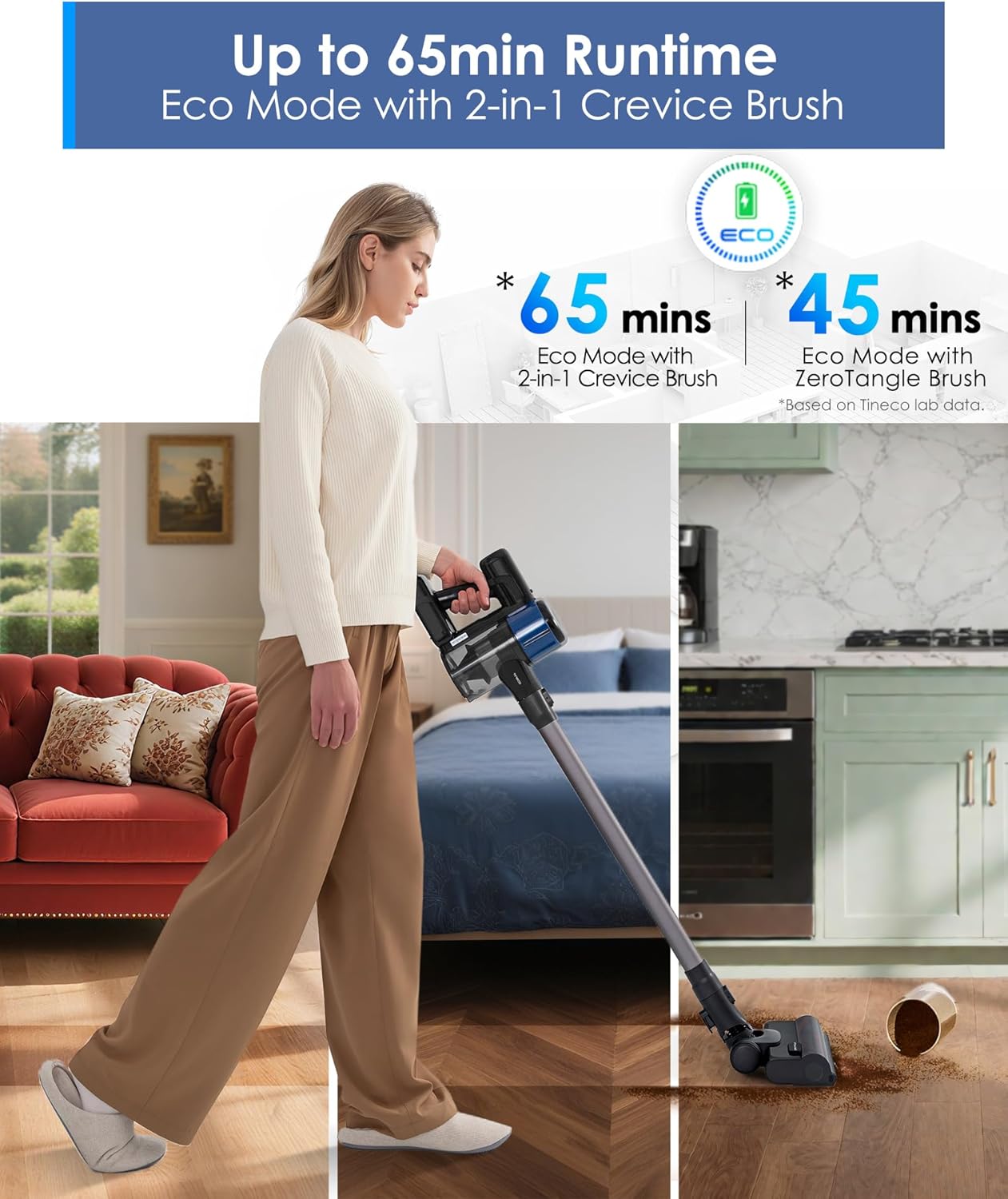 Thumbnail 3 de Tineco Pure ONE S30 Cordless Vacuum 65min Runtime 🧹