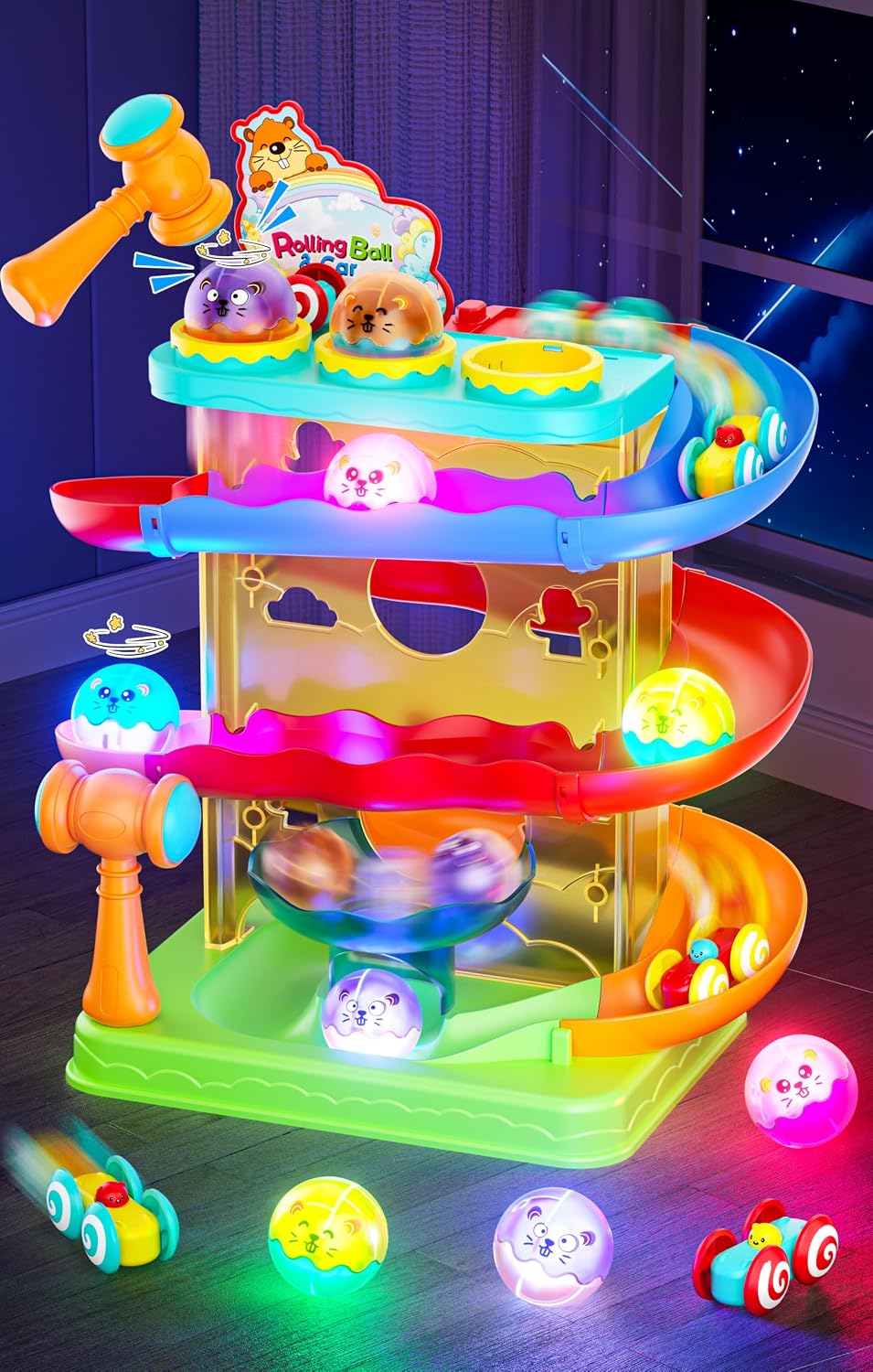 Detalle de Stay Fun 2-in-1 Rolling Ball Track