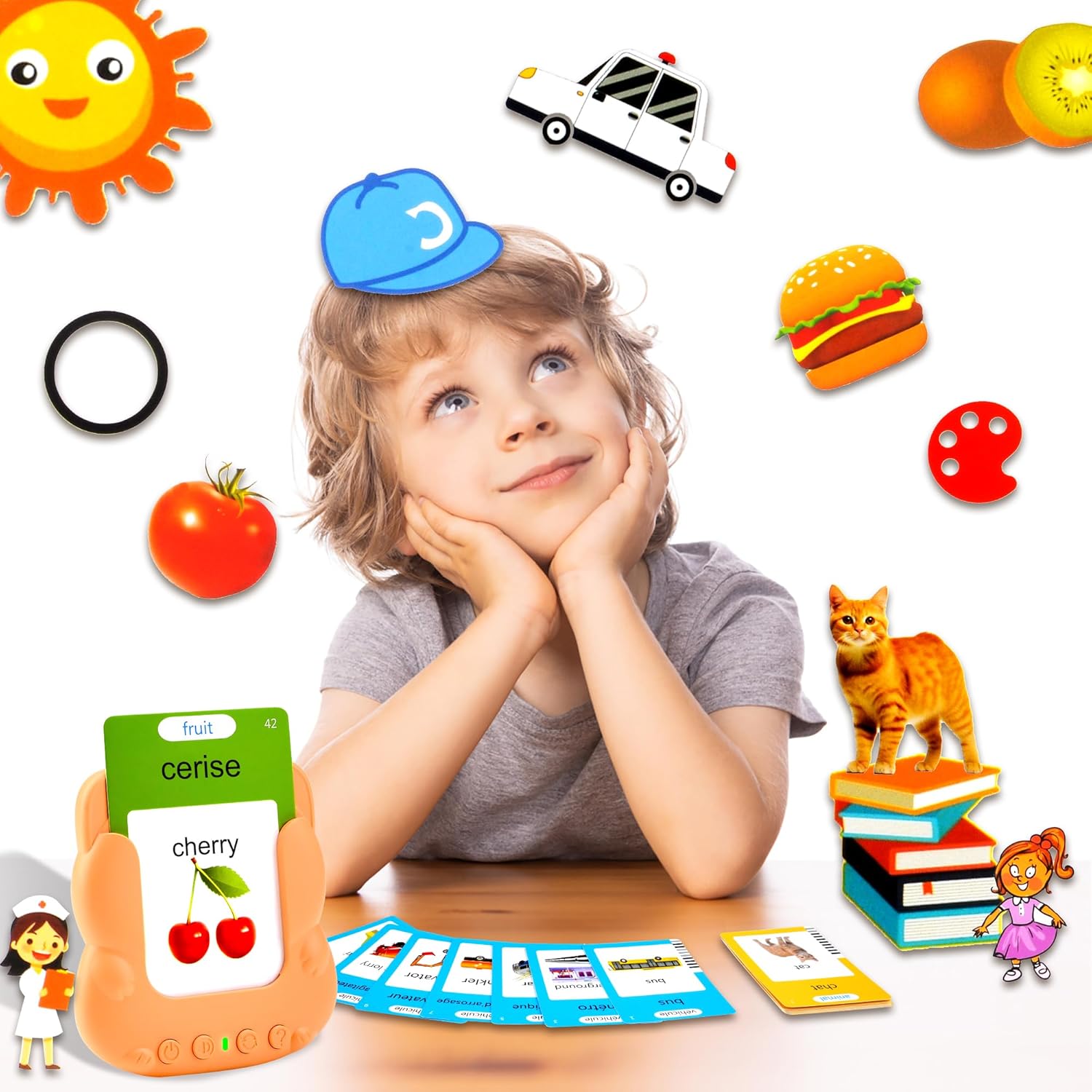 Detalle de Cartes flash parlantes 510 mots