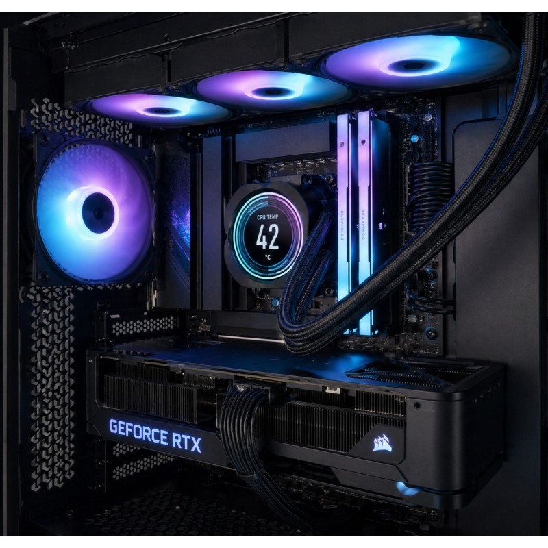 Detalle de PCM Executive Odyssey: Ryzen 9 5900X, 64GB RAM, 1TB SSD, RTX 5080 16GB y Windows 11 Pro