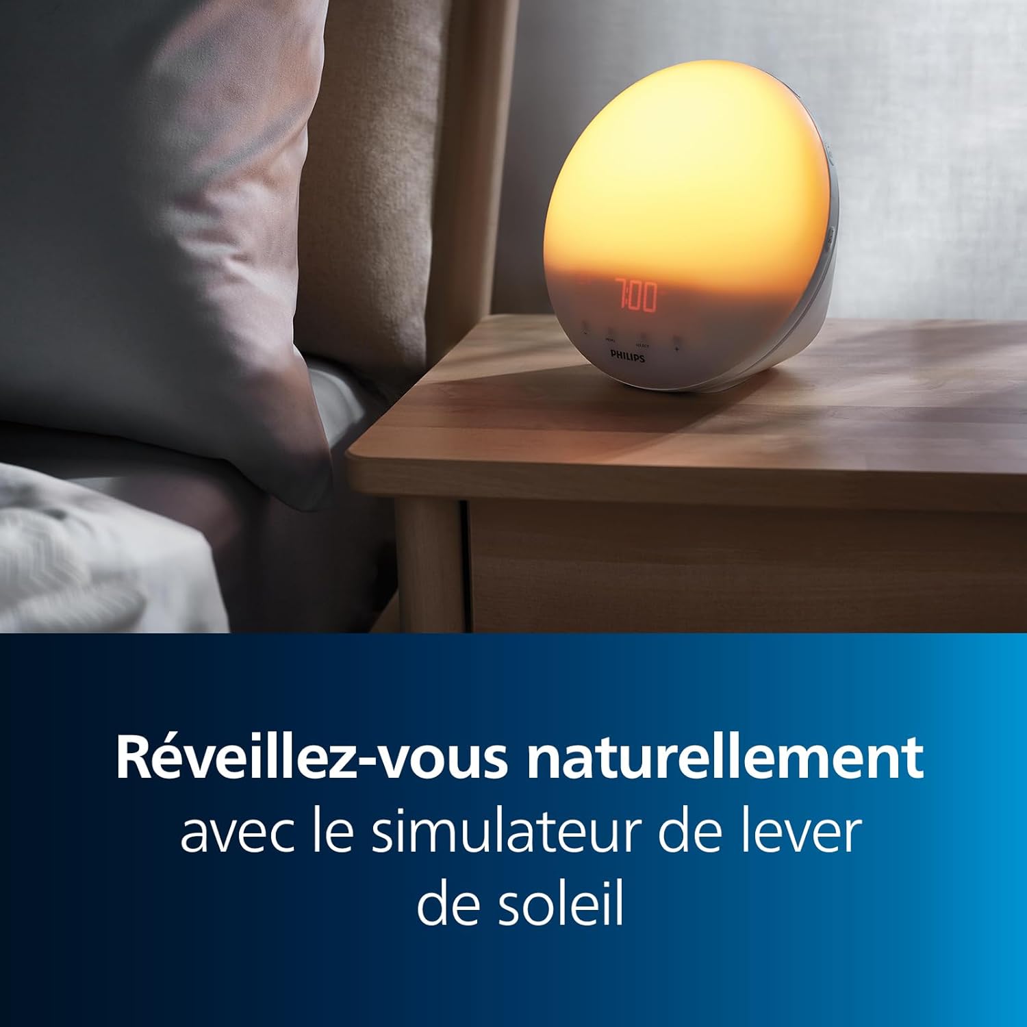 Thumbnail 1 de Philips HF3521/01 Lampe de réveil 300 lux