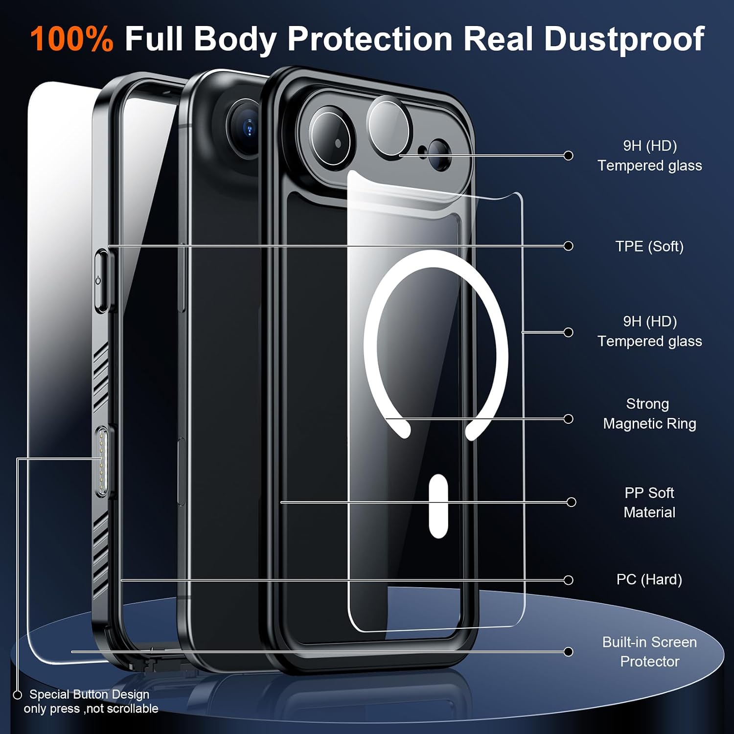 Thumbnail 5 de SPIDERCASE Magnetic iPhone 17 Air 6.5" Case