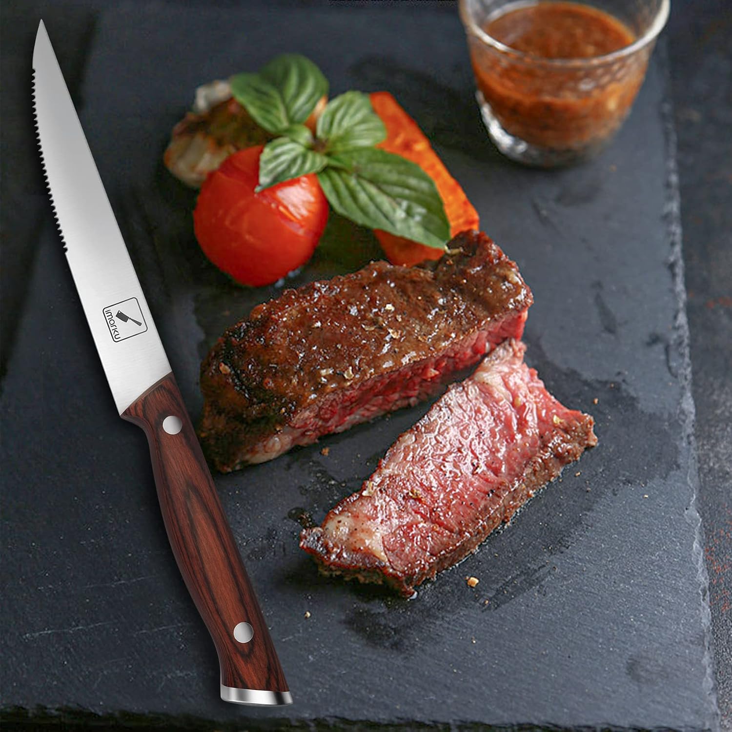 Detalle 2 de imarku Steak Knife Set, 9-inch