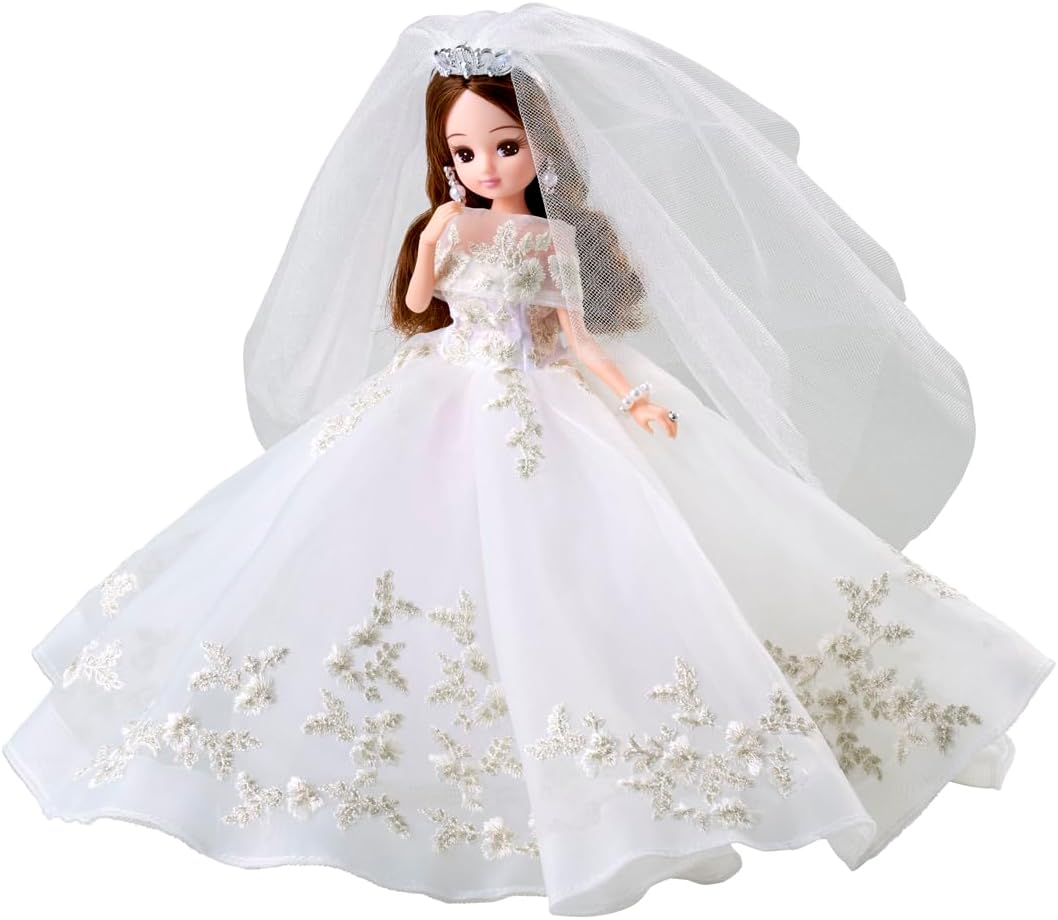 Detalle de タカラトミー Photogenic Rica Hatsuko Pea Wedding Style フォトジェニックリカ 可動ボディドール