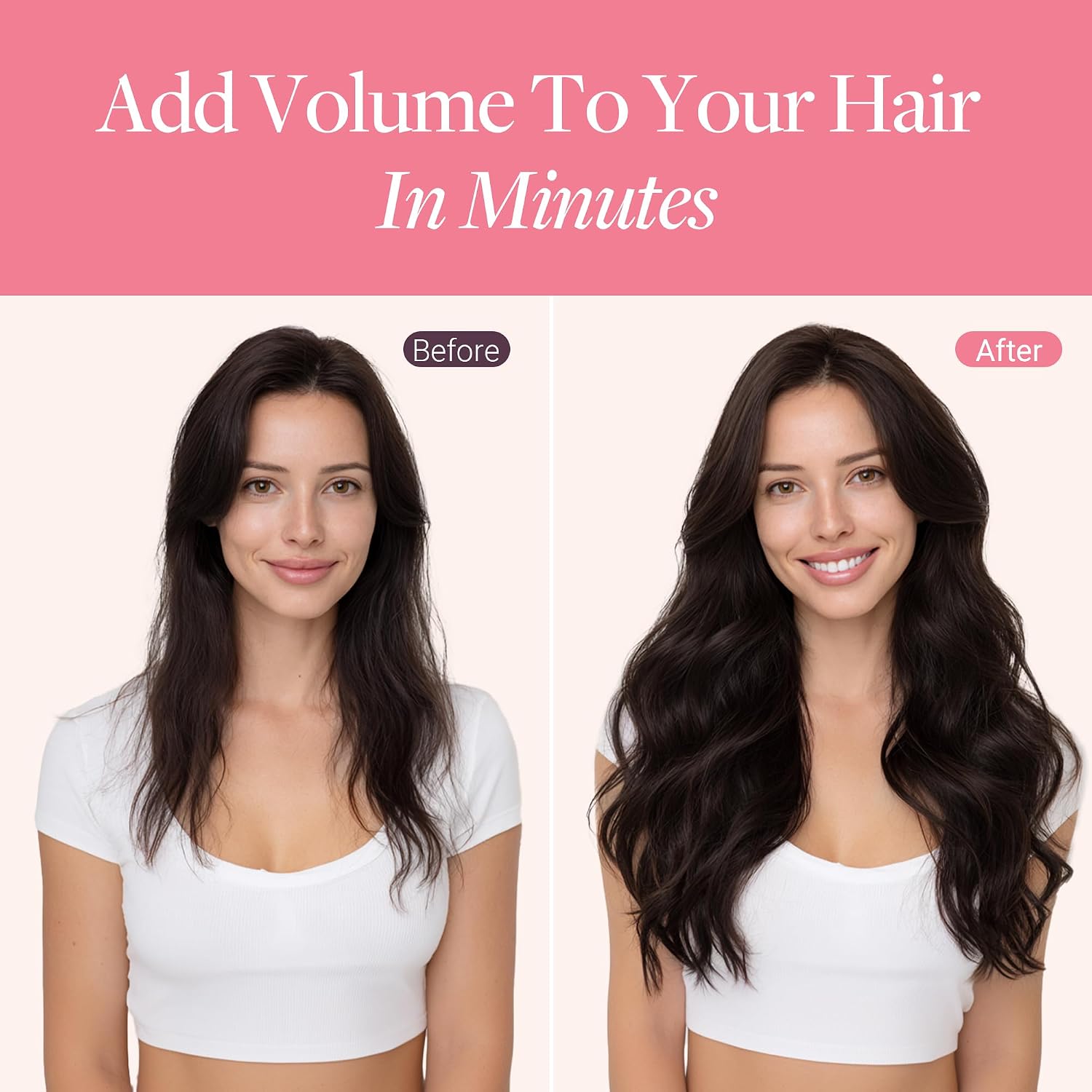 Thumbnail 6 de GOO GOO Clip in Echthaar Extensions 45 cm, 120 g, 7 Stück – Echthaar Clip-Extensions in 4/26/4 Schokobraun bis Honigblond