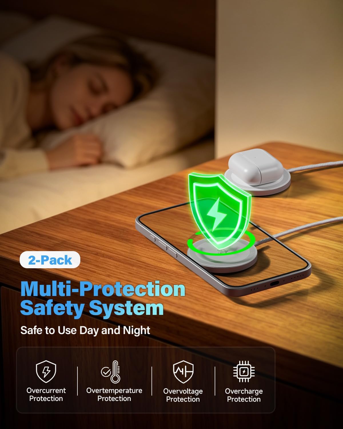 Thumbnail 6 de Magnetic wireless charger 2-pack