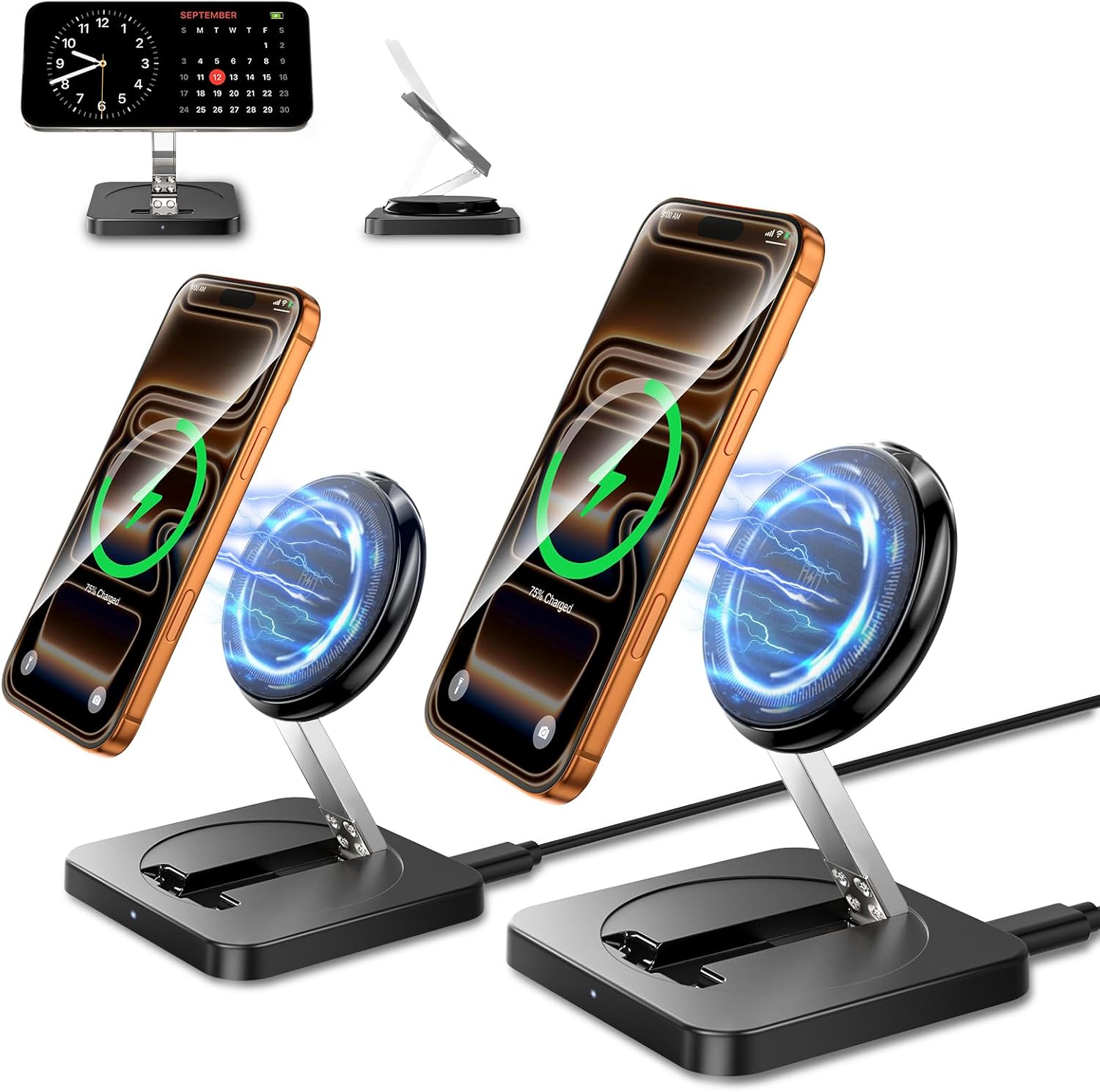 Detalle de Magnetic Wireless Charger 2-Pack 15W