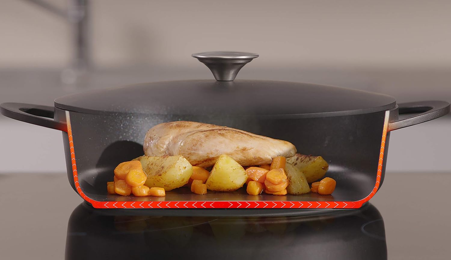 Thumbnail 5 de TEFAL Trattoria Schmorpfanne 28 cm