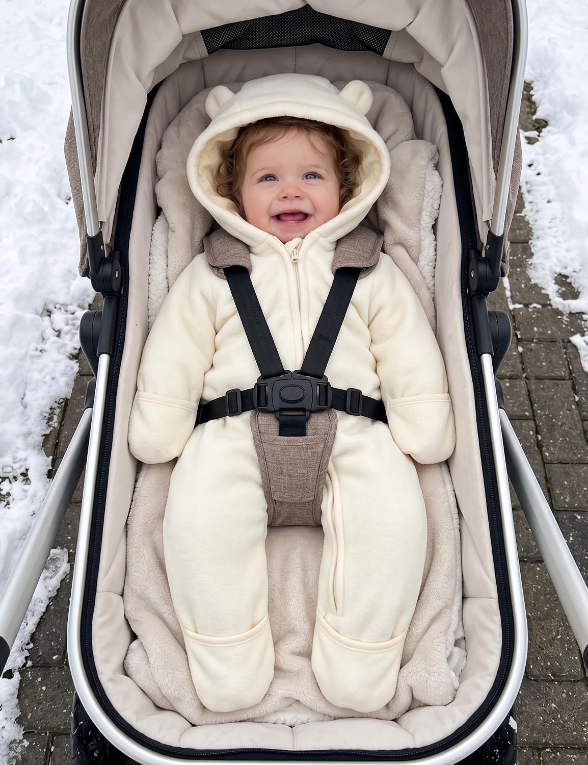 Detalle 2 de Babymine Baby Bear Snowsuit Fleece