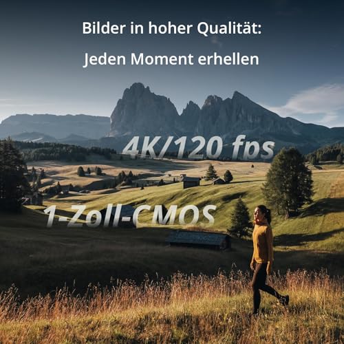 Detalle 2 de DJI Osmo Pocket 3 – Vlogging-Kamera mit 1-Zoll-CMOS, 4K/120 fps