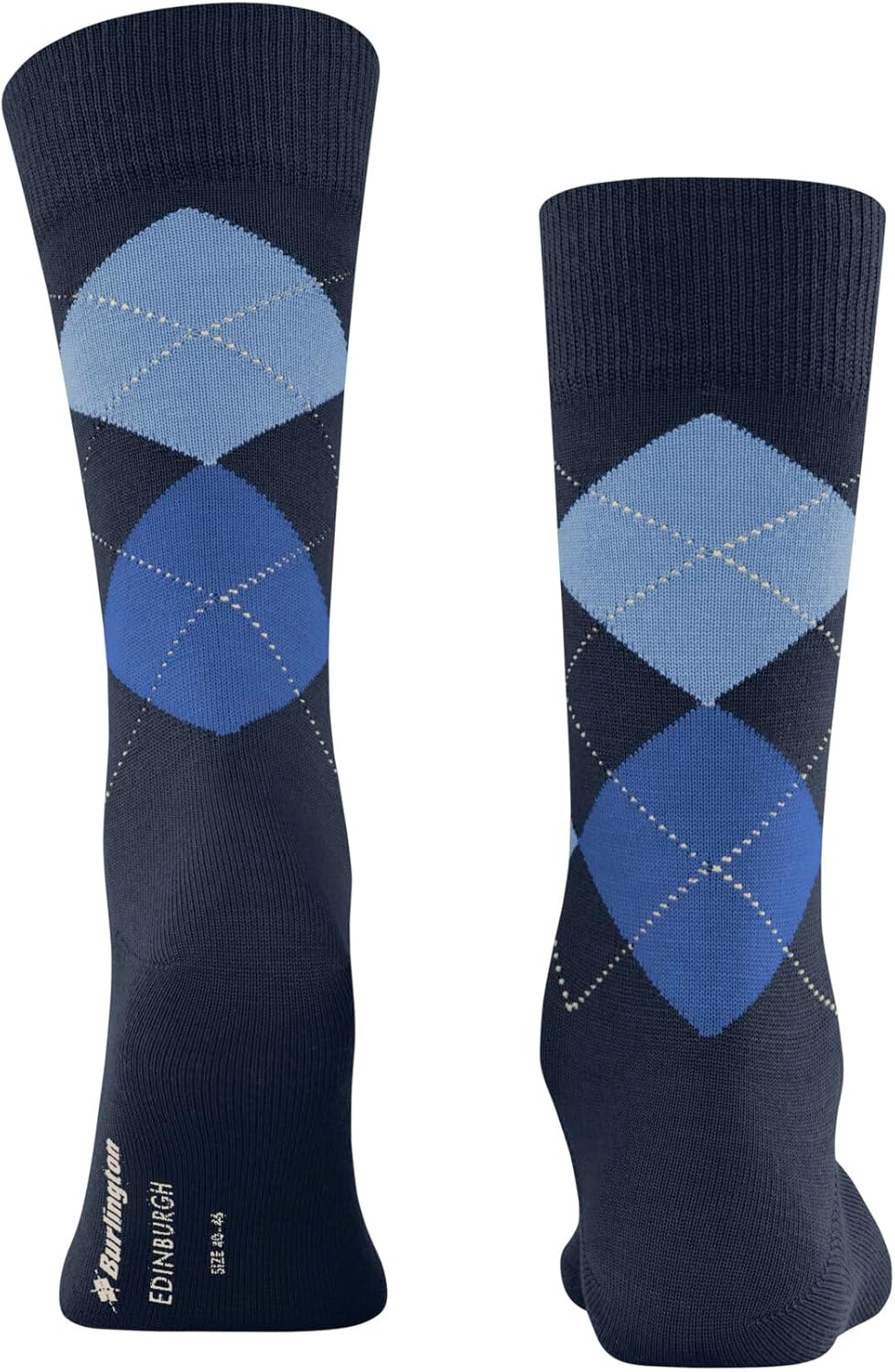 Thumbnail 1 de Burlington homme Edinburgh: chaussettes respirantes en laine tendance Argyle, confort quotidien et travail