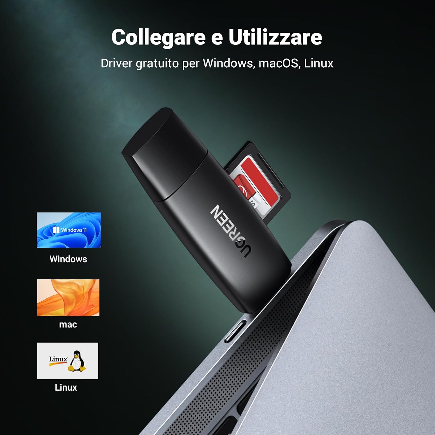 Thumbnail 5 de UGREEN Lettore Schede SD USB C 2 in 1