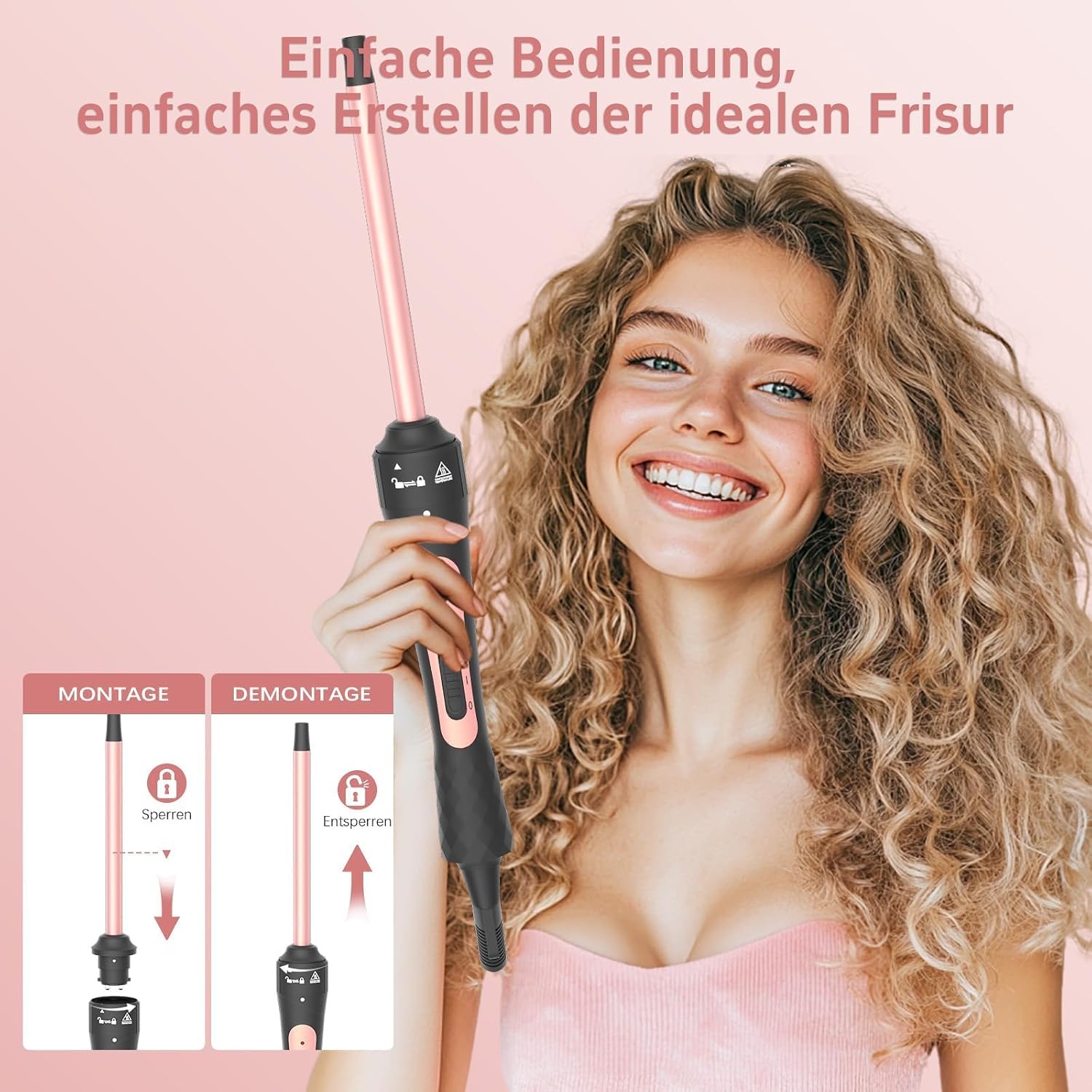Thumbnail 5 de iToncs Lockenstab 9 mm fĂŒr enge Locken đâ