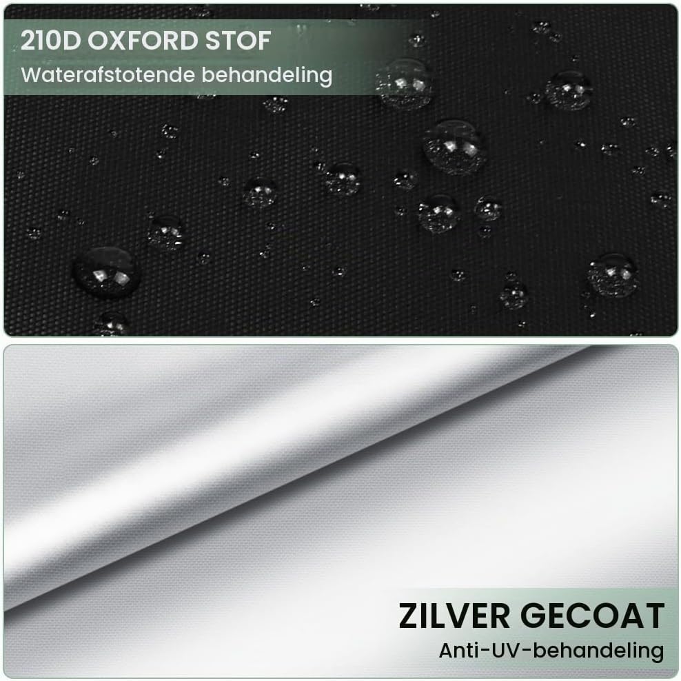 Detalle 2 de Ainiv parasolhoes van 210D Oxford, waterdicht en UV-werend, 190 cm