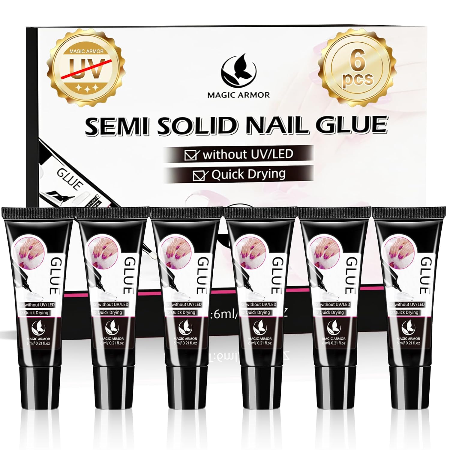 Thumbnail 6 de Nagelkleber-Set 15 g für Press-On-Nägel