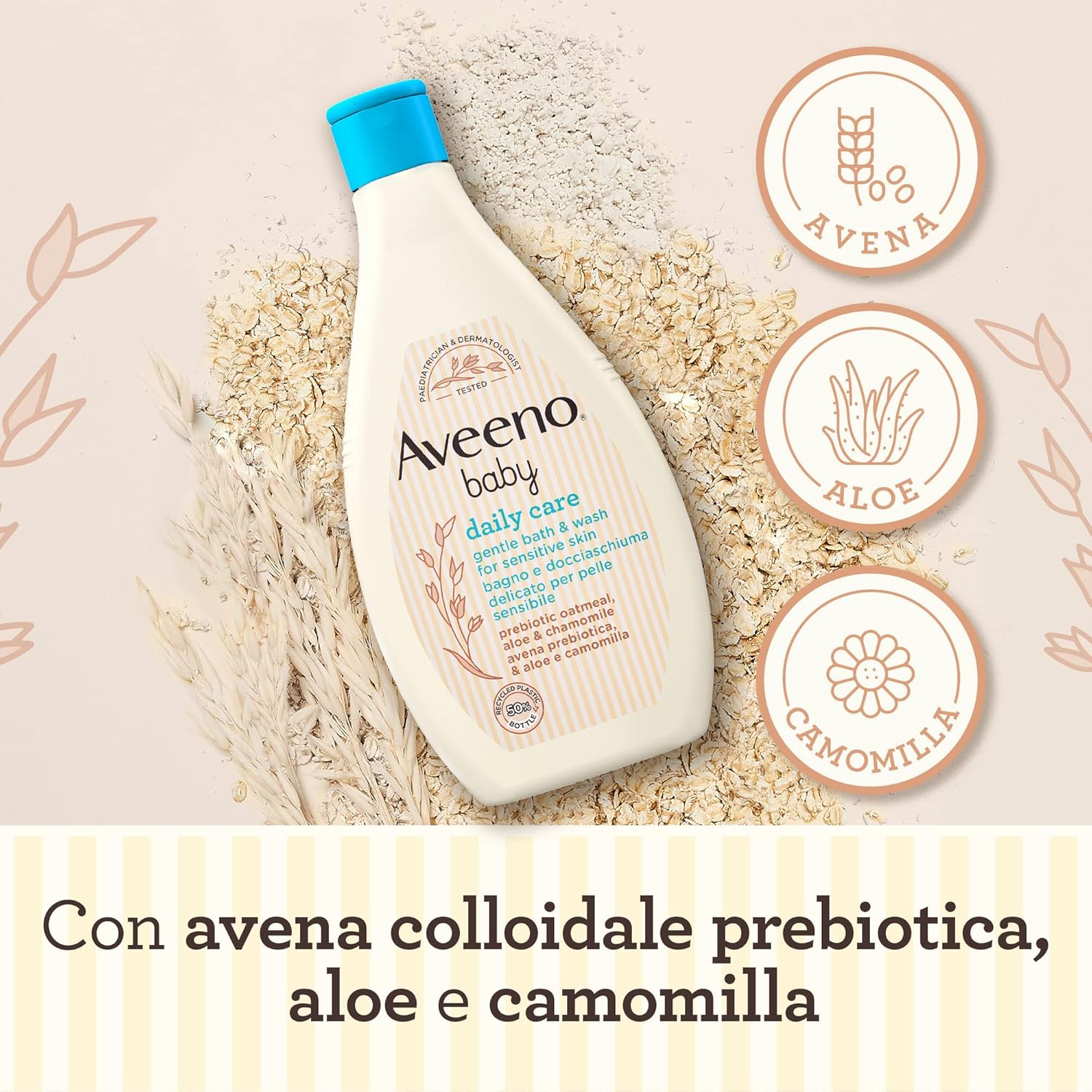 Detalle de Aveeno Baby Daily Care Bagnoschiuma 400 ml