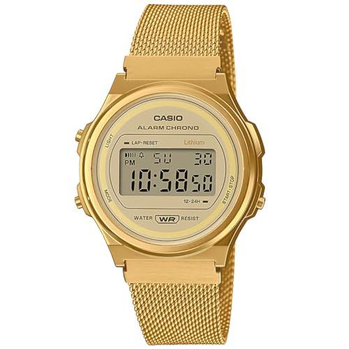 Detalle de Casio A171WEMG-9AEF reloj digital 39 mm