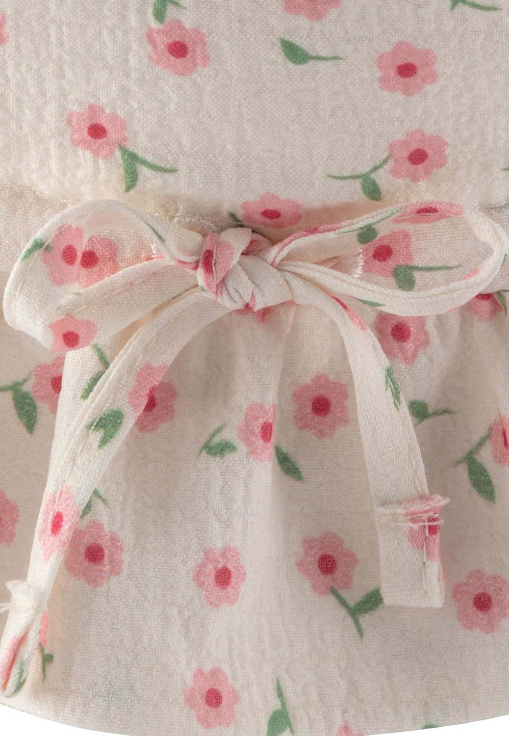Detalle de Sterntaler Chapeau pour enfant imprimé fleurs – coton et batiste bio