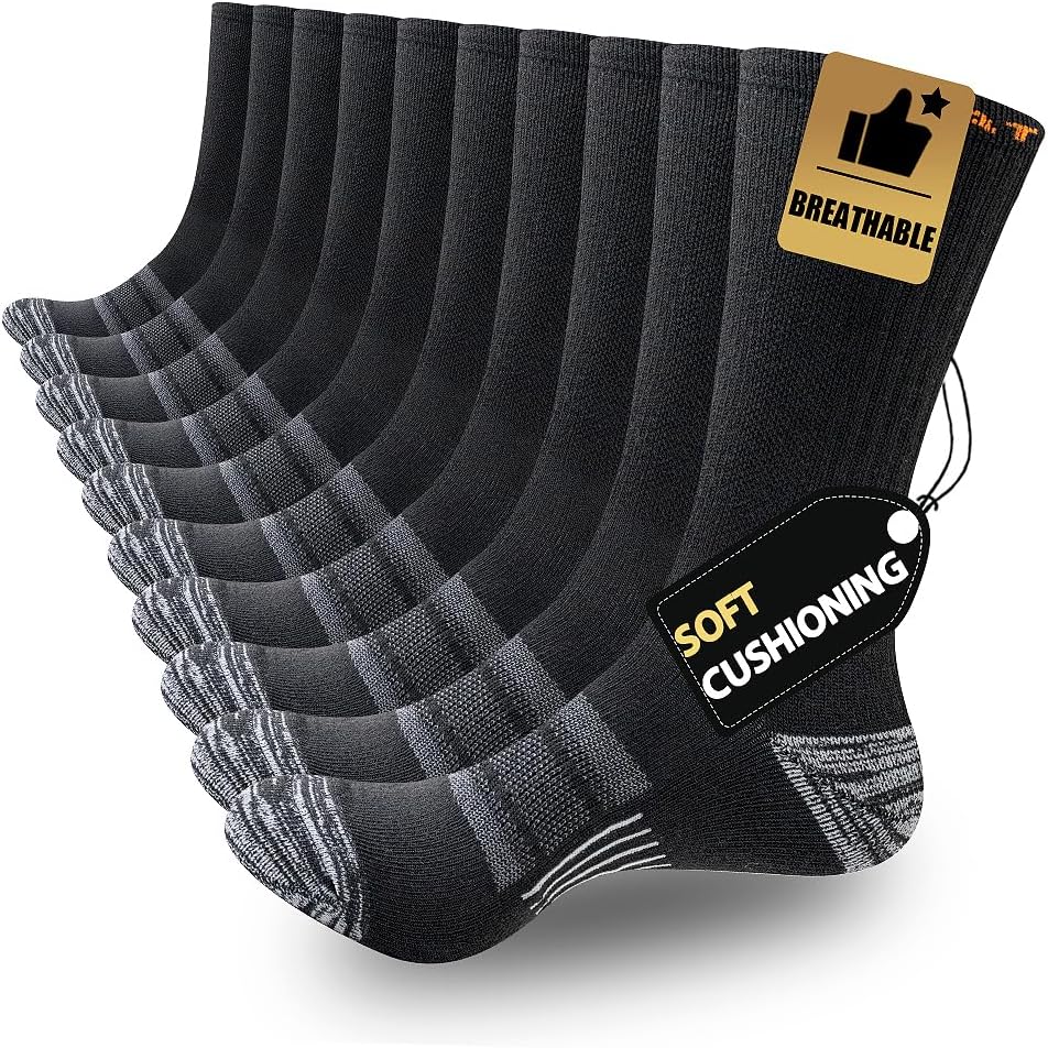 Thumbnail 5 de JOYNÉE athletic crew socks 10 pairs 10-13