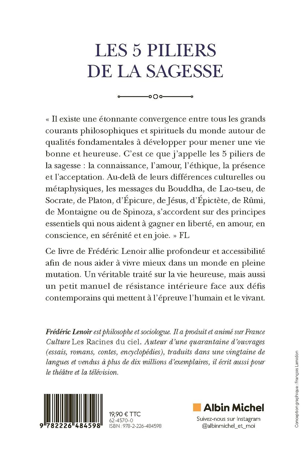 Thumbnail 1 de Les Cinq piliers de la sagesse: Petit manuel de résistance intérieure – tryckt bok från Albin Michel