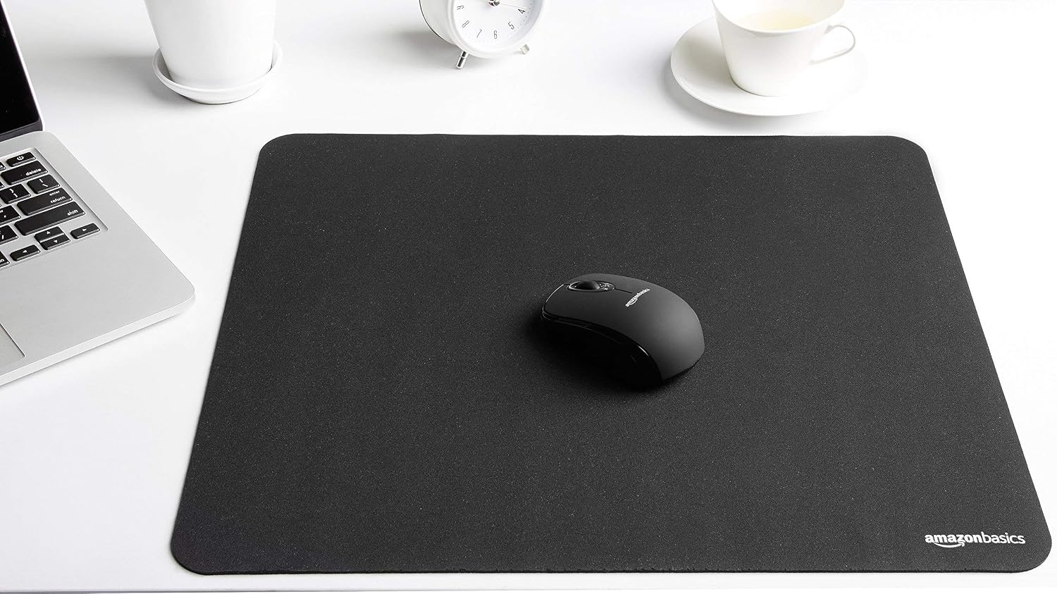Detalle 2 de Amazonベーシック SBD87WD ゲーム用マウスパッド Lサイズ ブラック 布面・ゴム製ベース