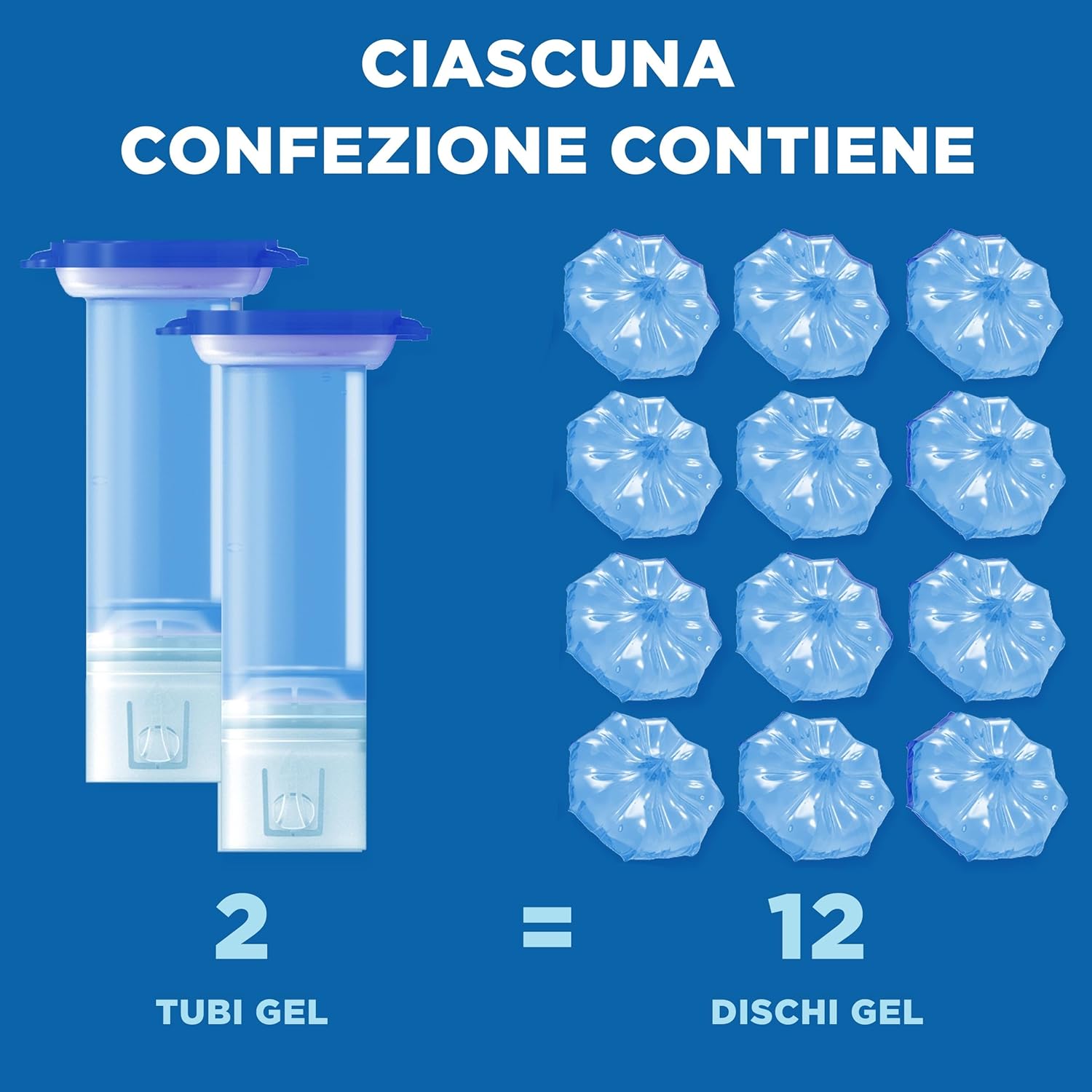 Detalle de Duck Fresh Discs – Dischi gel igienizzanti WC, Brezza Marine, 36 Dischi (6 Ricariche)