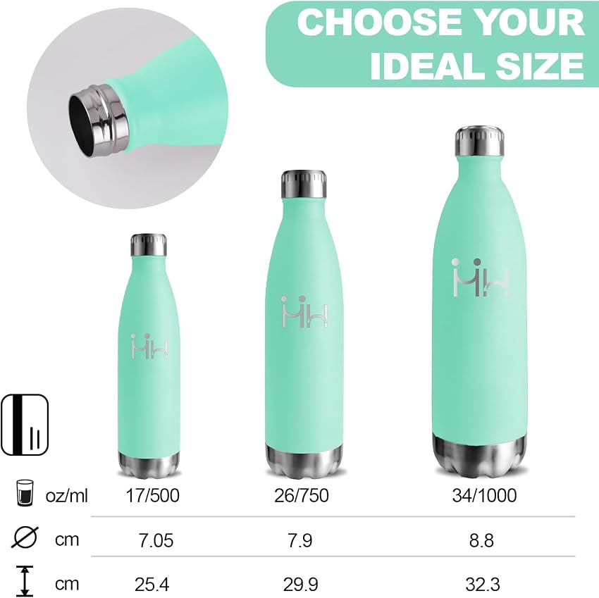 Thumbnail 4 de Botella Acero Inoxidable 500 ml — Aislamiento al vacío 💧