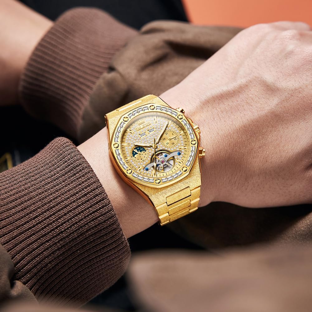 Detalle 2 de OLEVS 44mm Starry Sky Automatic Watch