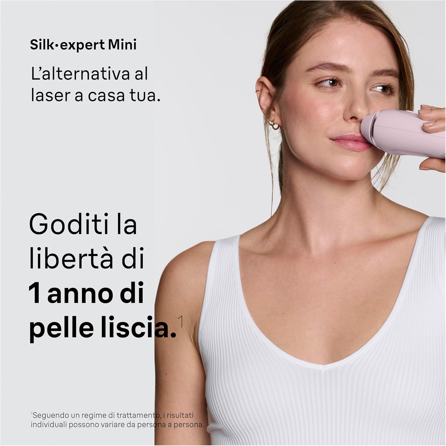 Detalle 2 de Braun Silk·Expert Mini Smart PL1112 – epilatore a luce pulsata per donna, depilazione e riduzione dei peli a casa