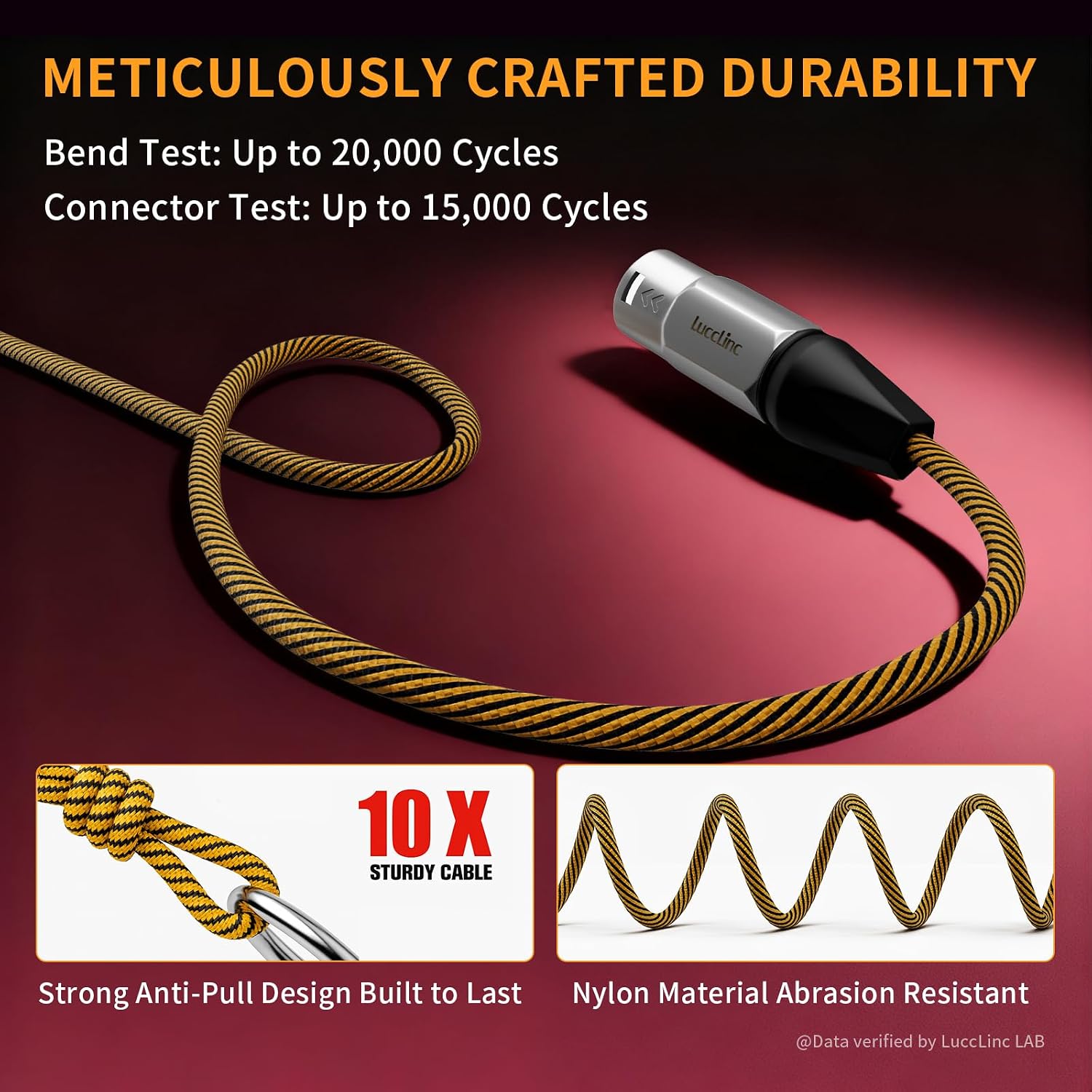 Thumbnail 6 de LuccLinc XLR to 3.5mm audio cable, 10 ft