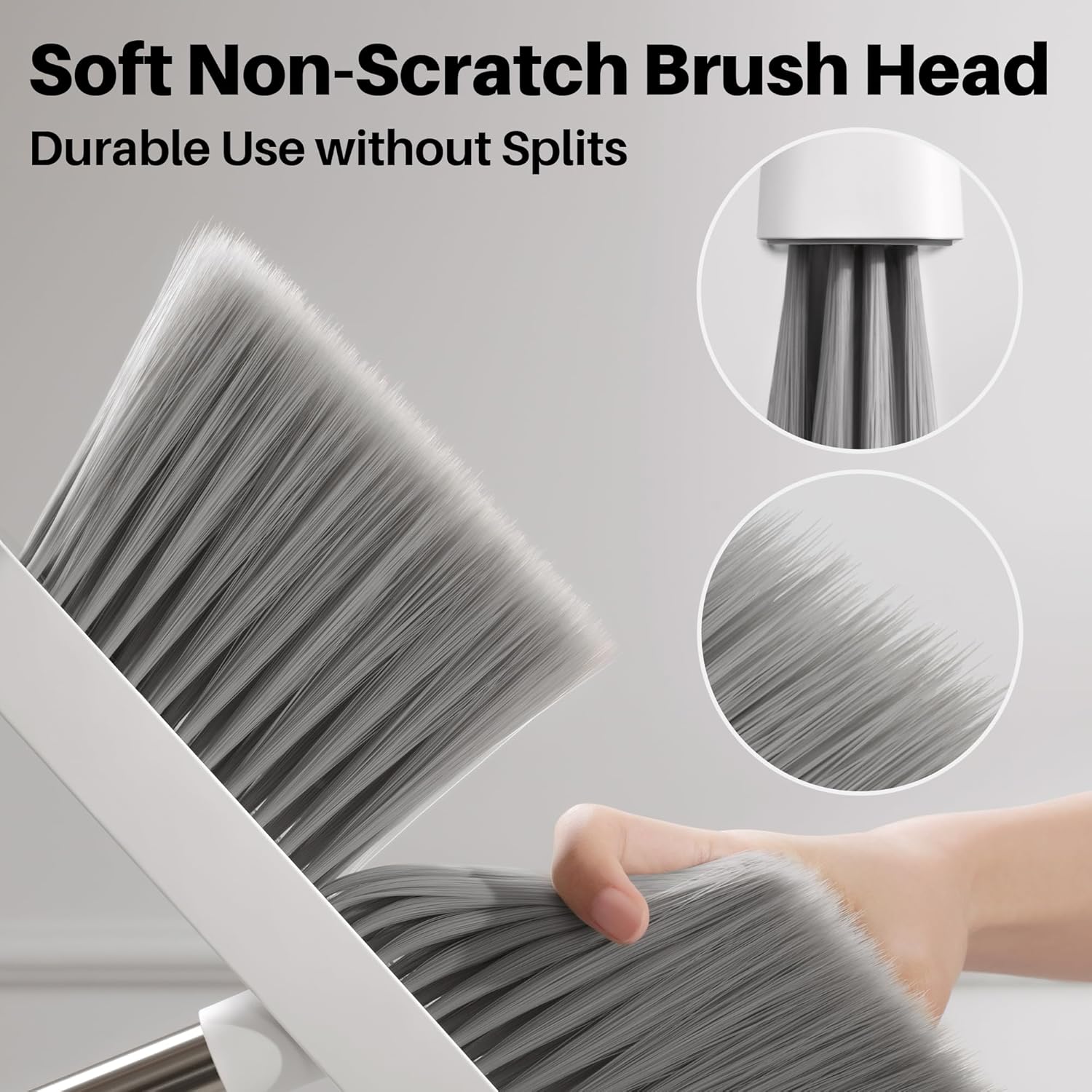 Thumbnail 5 de JOYMOOP White Broom & Dustpan Set