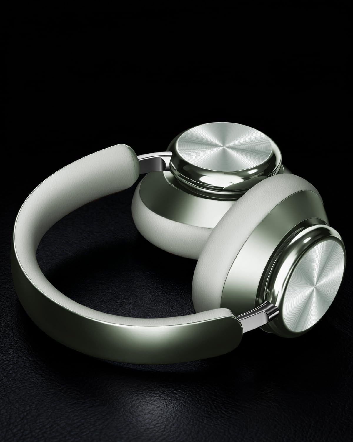 Detalle de Wentronic Y03 Bluetooth Wireless Over-Ear Headphones with Active Noise Cancelling (Green)