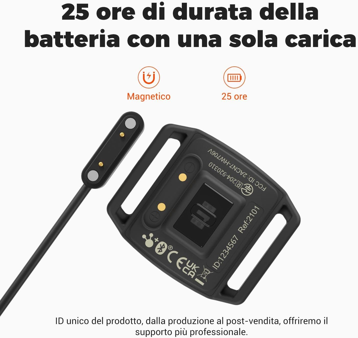 Detalle 2 de CooSpo Fascia da braccio cardio Bluetooth
