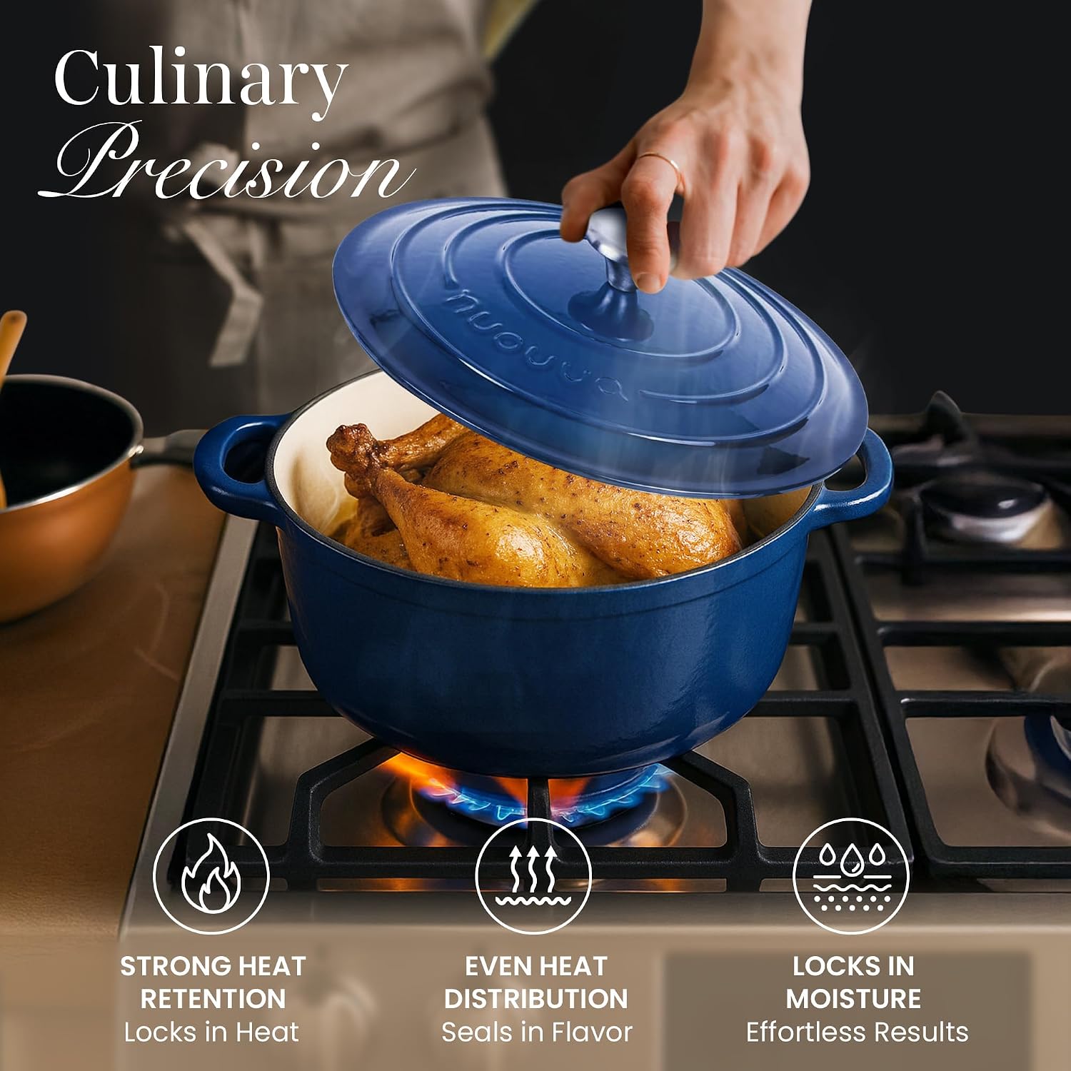 Thumbnail 5 de Nuovva Cast Iron Pot 5-Quart